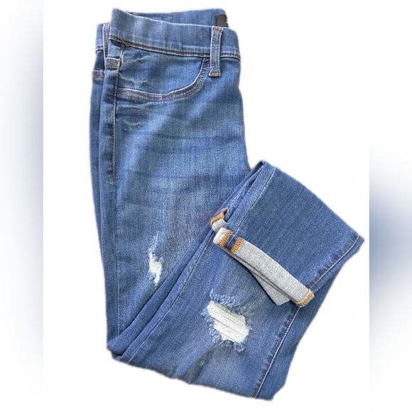 Judy Blue Denim - Judy Blue Blue Distressed Boyfriend Jeans